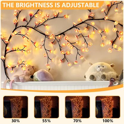 🔥Christmas Hot Selling Item - LED peach blossom branch light