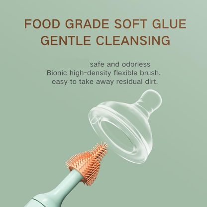 Electric cleaning brush – suitable for baby bottles and various other types of bottles.