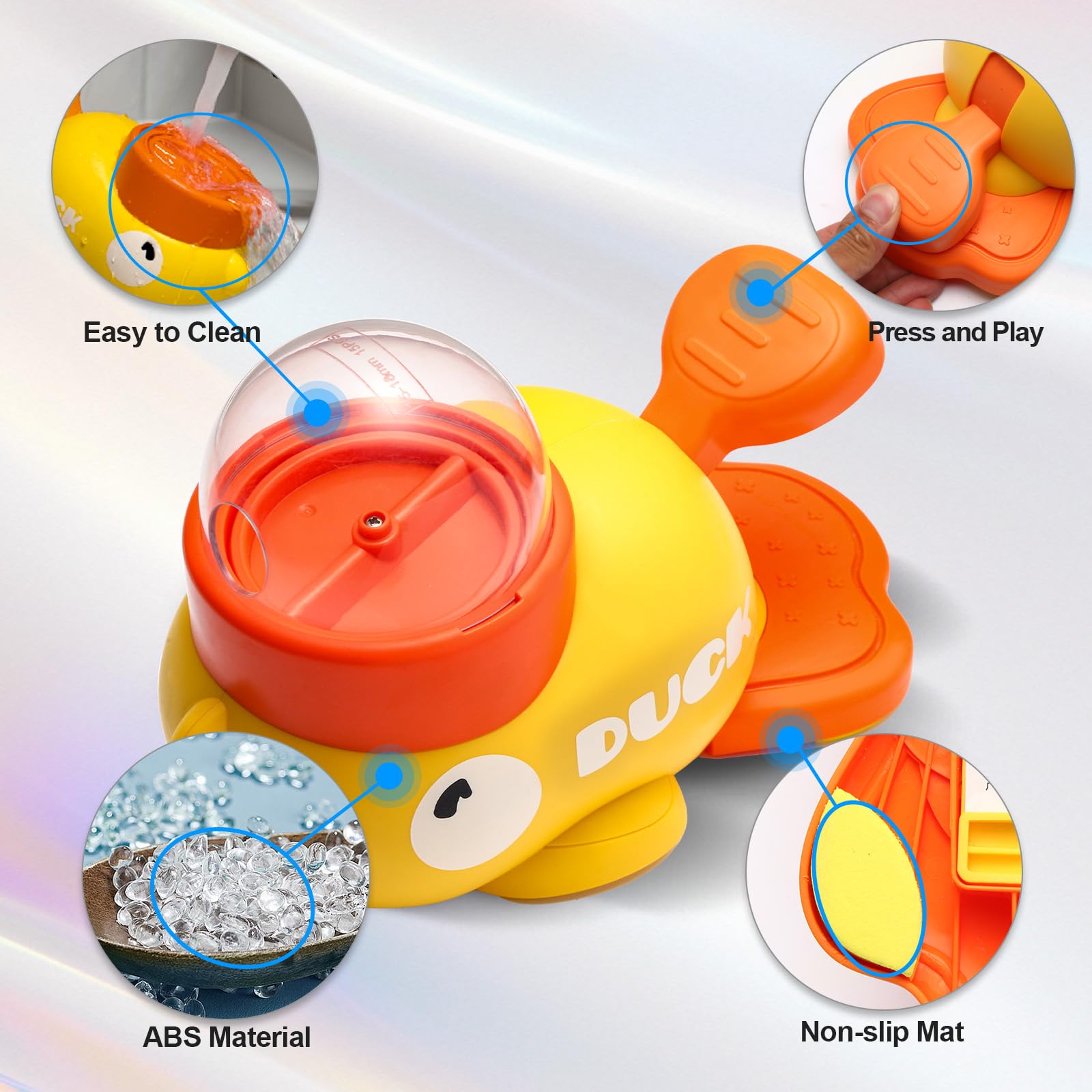 Yellow duck pet feeder cat dog interactive toy