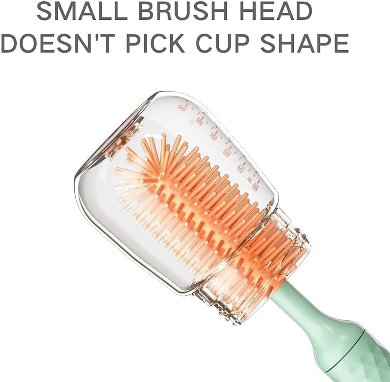 Electric cleaning brush – suitable for baby bottles and various other types of bottles.