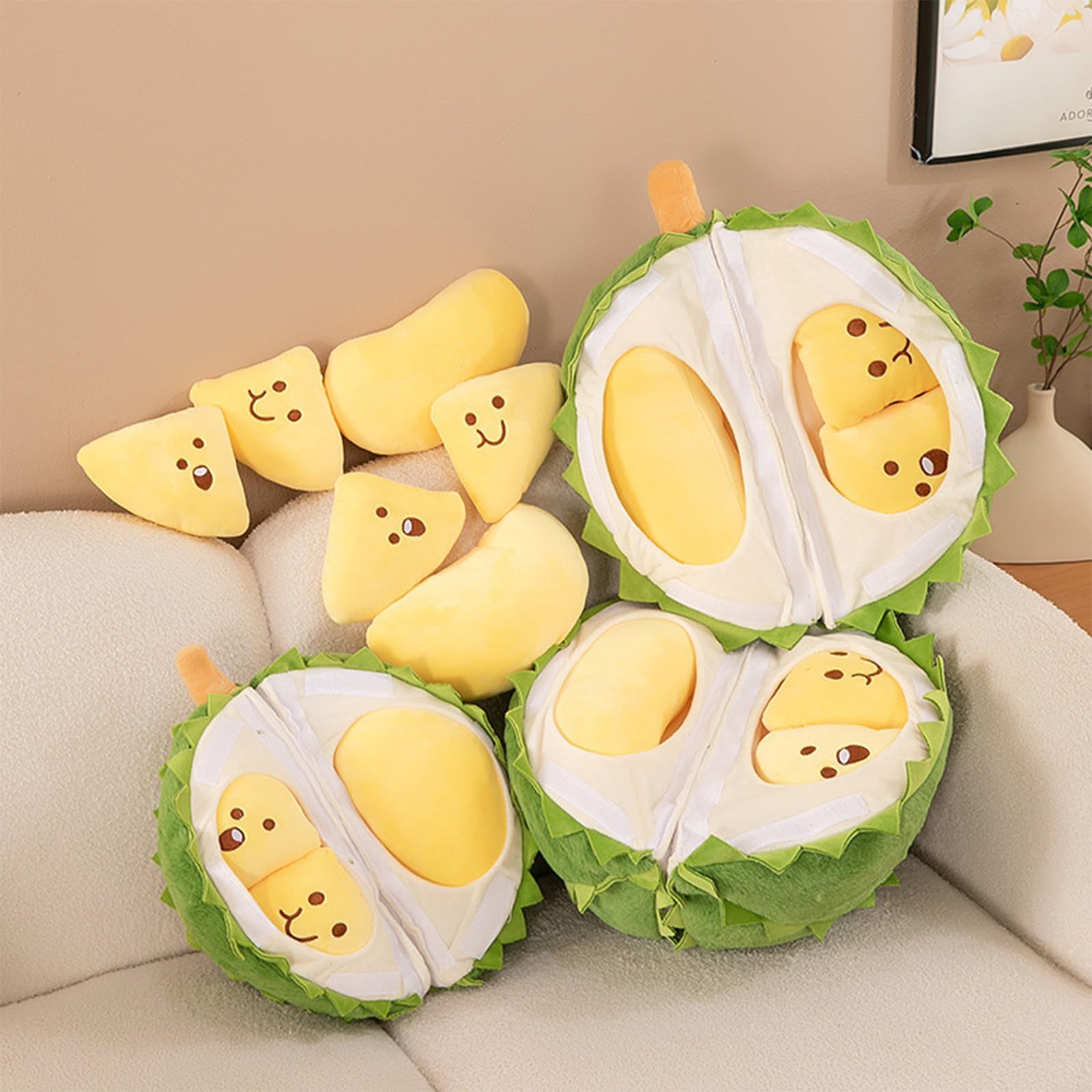 🍈Peelable Durian Plush Toy