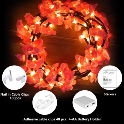 🔥Christmas Hot Selling Item - LED peach blossom branch light
