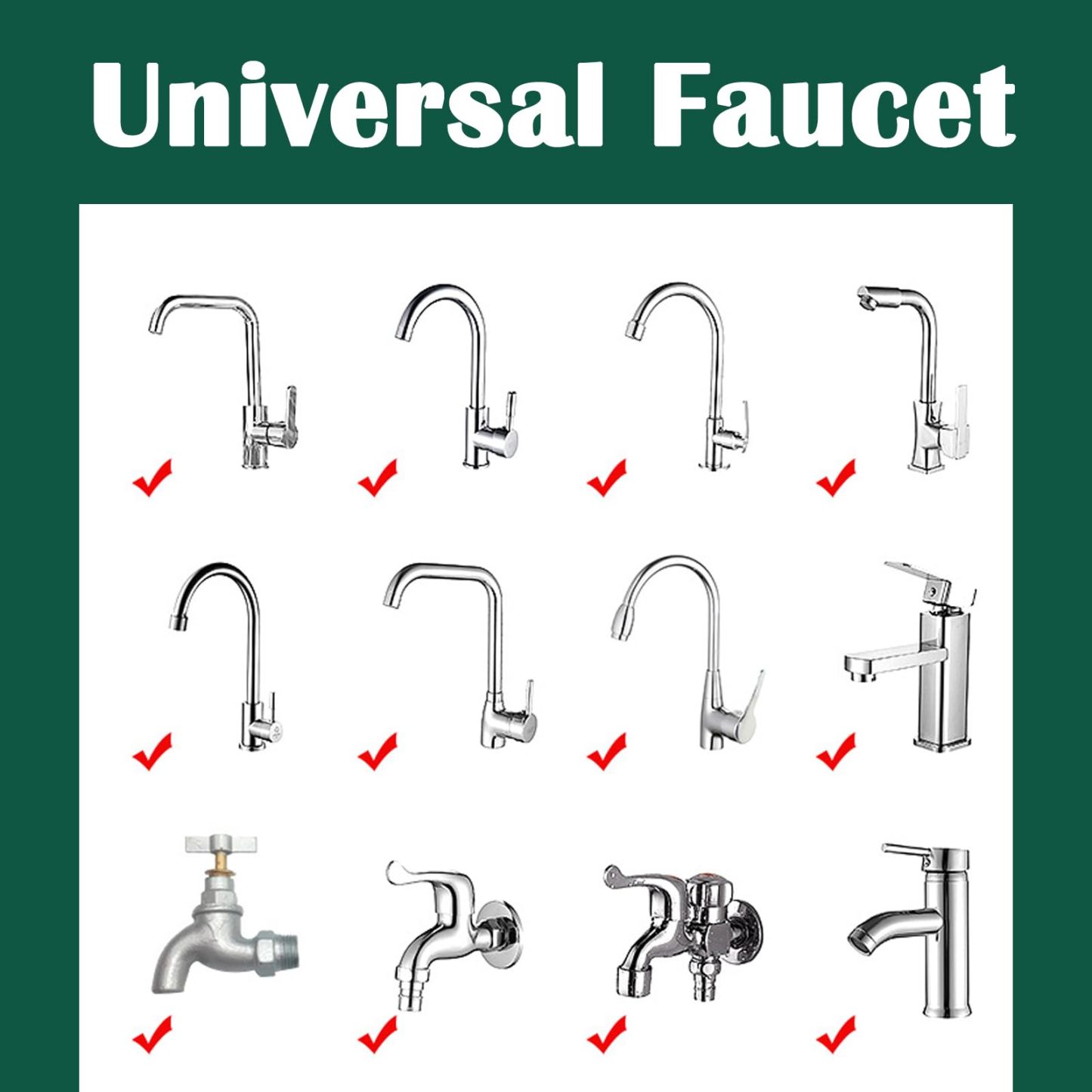 360° rotatable faucet filter