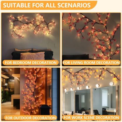 🔥Christmas Hot Selling Item - LED peach blossom branch light