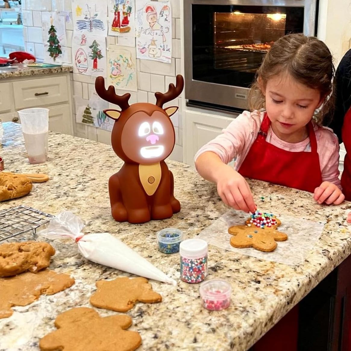 ⛄️ Talking Animated Blink Snowman with Built in Projector & Speaker Plug'n Play🎄