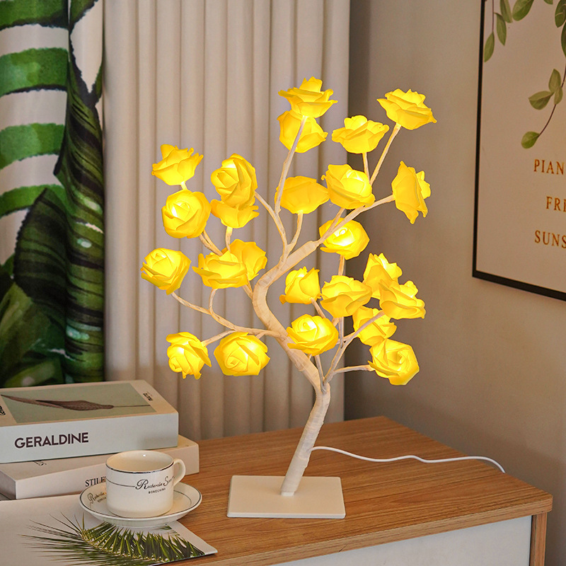 LED Rose Tree Light