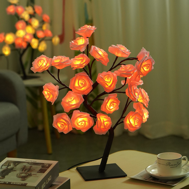 LED Rose Tree Light