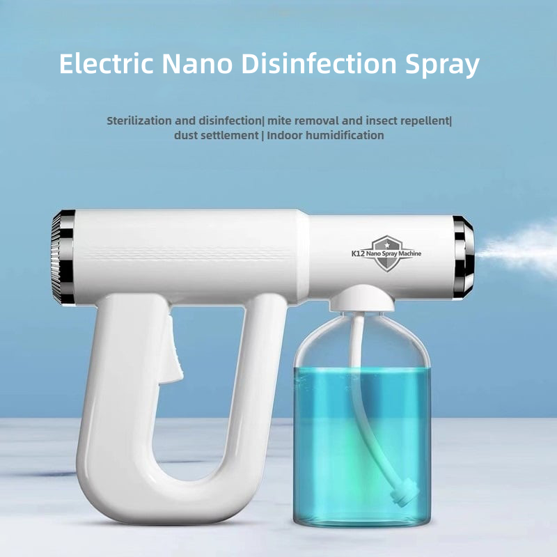 Handheld Electric Nano Disinfection Spray with Blue Light