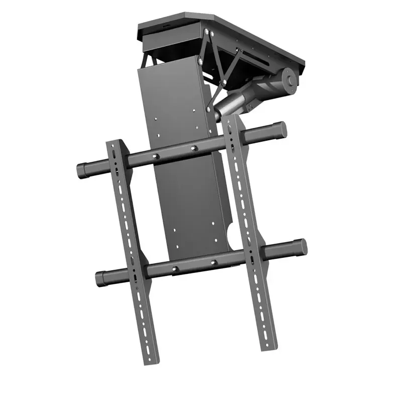 50-90" Ceiling TV LIFT Electric Remote Control Rotating Bracket Support Motorized Stand High Low Adjustable Techo Mount DT600
