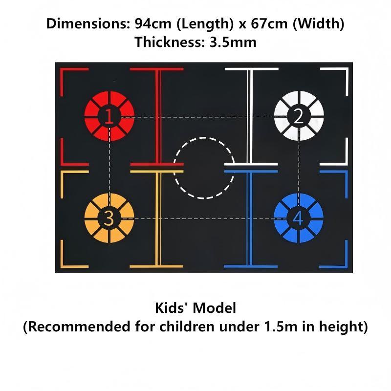  Basketball Footwork Training Mat 
