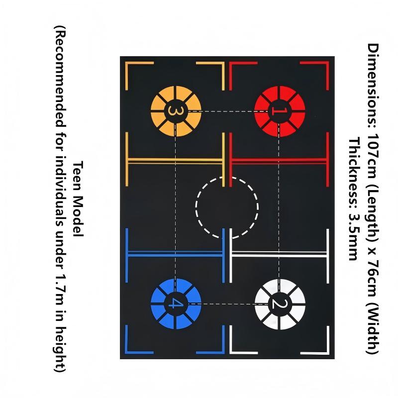  Basketball Footwork Training Mat 