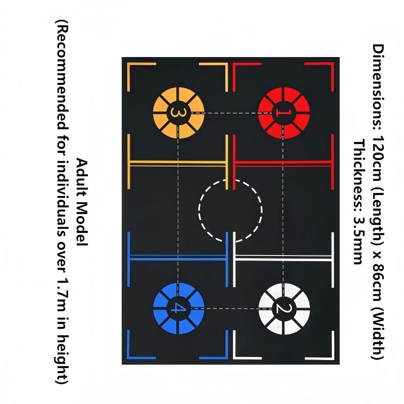  Basketball Footwork Training Mat 