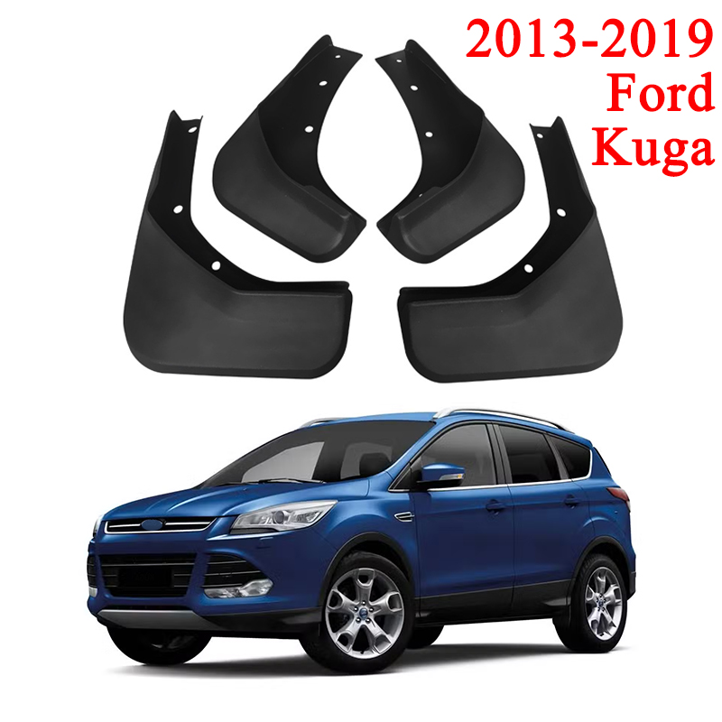 Mud Flaps for Ford Kuga 2013-2019 - Custom Fit Front & Rear Mud Splash Guards (4-Piece Set)