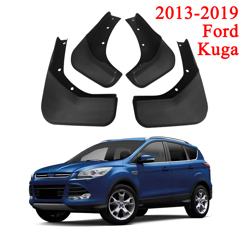 Mud Flaps for Ford Kuga 2013-2019 - Custom Fit Front & Rear Mud Splash Guards (4-Piece Set)