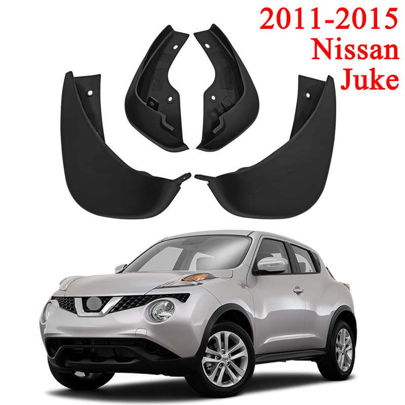 Mud Flaps for Nissan Juke 2011-2015 - 4-Piece Front & Rear Mud Splash Guard Kit