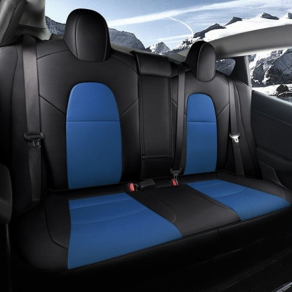 All-Inclusive Custom Tesla Model 3/Highland/Y/Juniper (2016-2025) Nappa Leather Car Seat Covers – Full Set