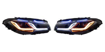 BMW 5 Series F10 2011–2017 LED Thundereye Headlights Assembly – Fits OEM Xenon & Halogen Models