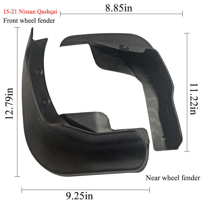 Mud Flaps for Nissan Qashqai 2007-2025 - Splash Guards