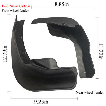 Mud Flaps for Nissan Qashqai 2007-2025 - Splash Guards