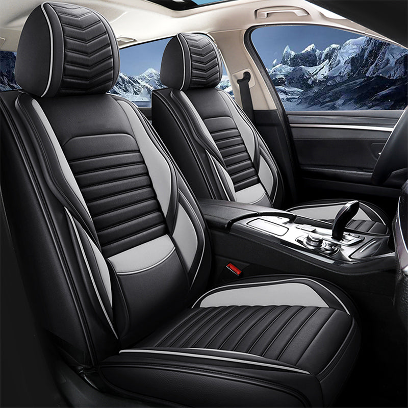 Amancarport Universal Waterproof Sport Style Leather Car Seat Cover