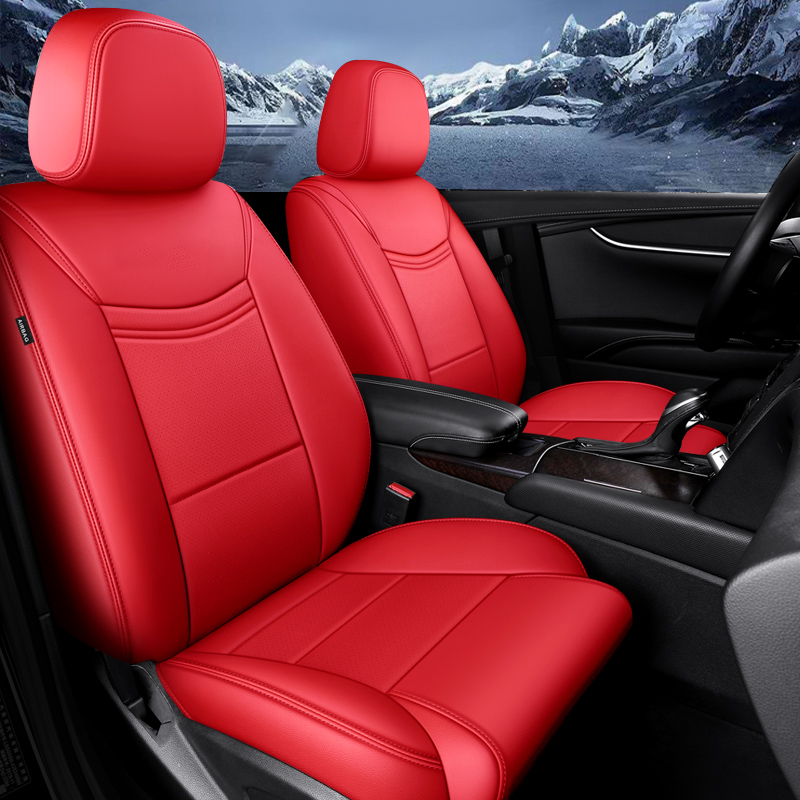 All-Inclusive Custom Cadillac XT4/ XT5 2017-2025 Leather Car Seat Covers Full Set