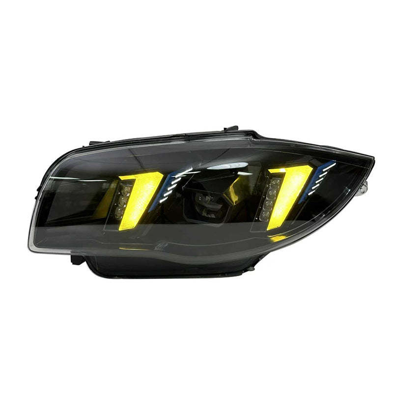BMW 1 Series E87 2004–2011 Snake Eyes Style LED Lens Headlights