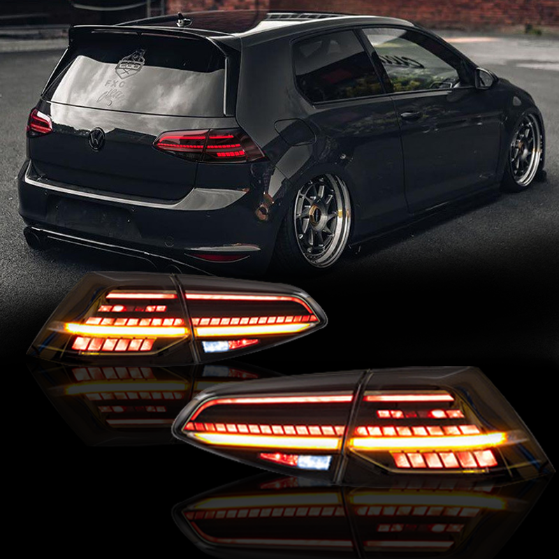 Suitable for Volkswagen Golf MK7 MK7.5 2013-2021 LED Tail Light Assemb