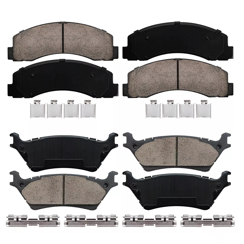 Front and Rear Ceramic Brake Pads Kit for 2010 - 2017 Ford F-150 OEM AL3Z2001A/CL3Z2200A