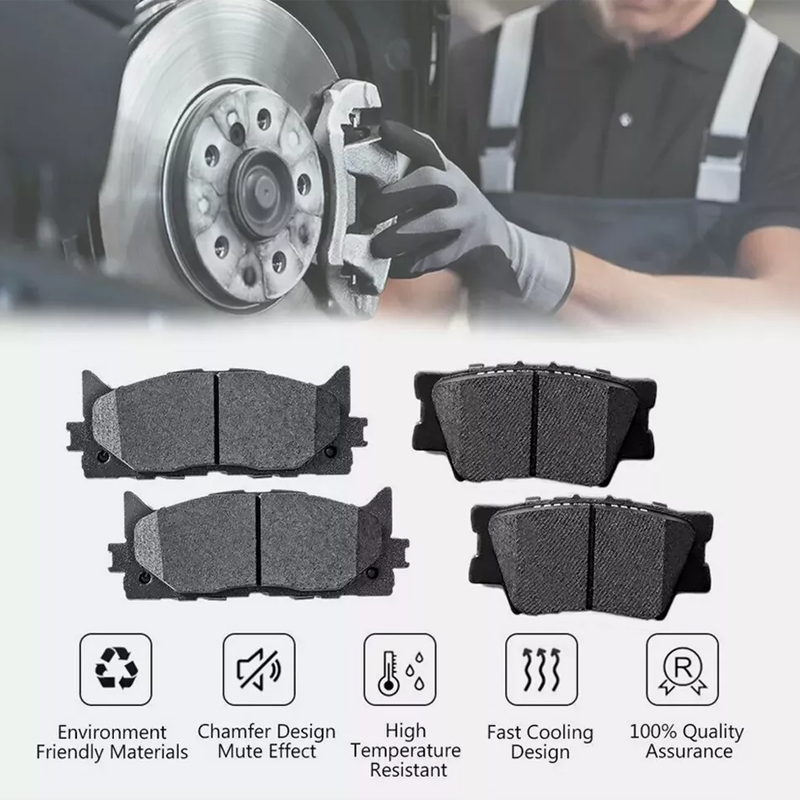 2007-2017 Toyota Camry Front Ceramic Brake Pads Original OEM Brand New 04465-06100