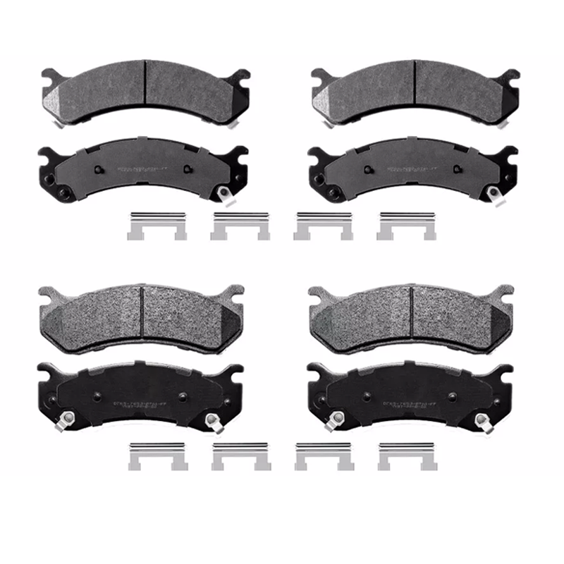 Front & Rear Ceramic Brake Pads For Chevy GMC Silverado Sierra 2500HD 