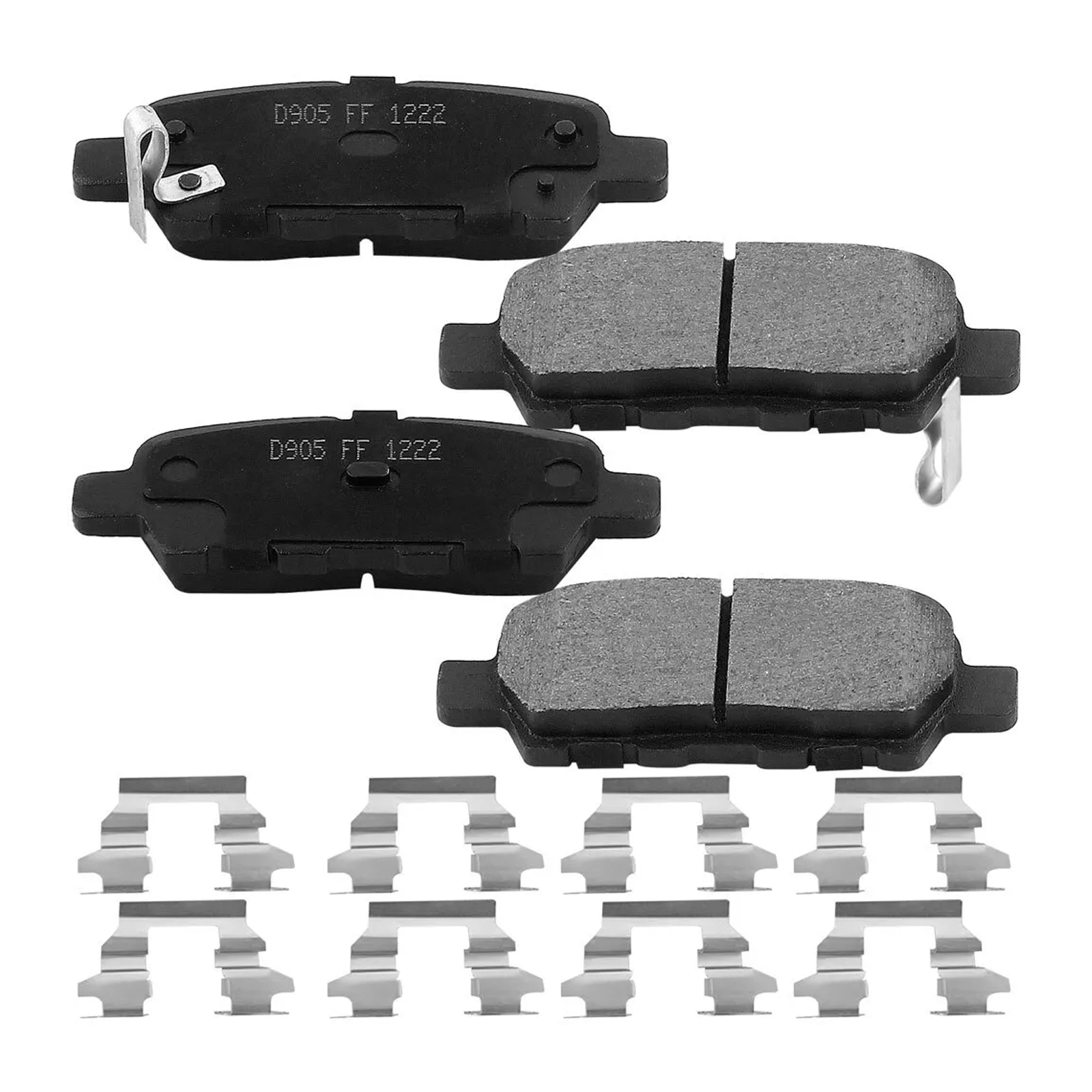 Front & Rear Ceramic Brake Pad For 2008-2022 Nissan Rogue