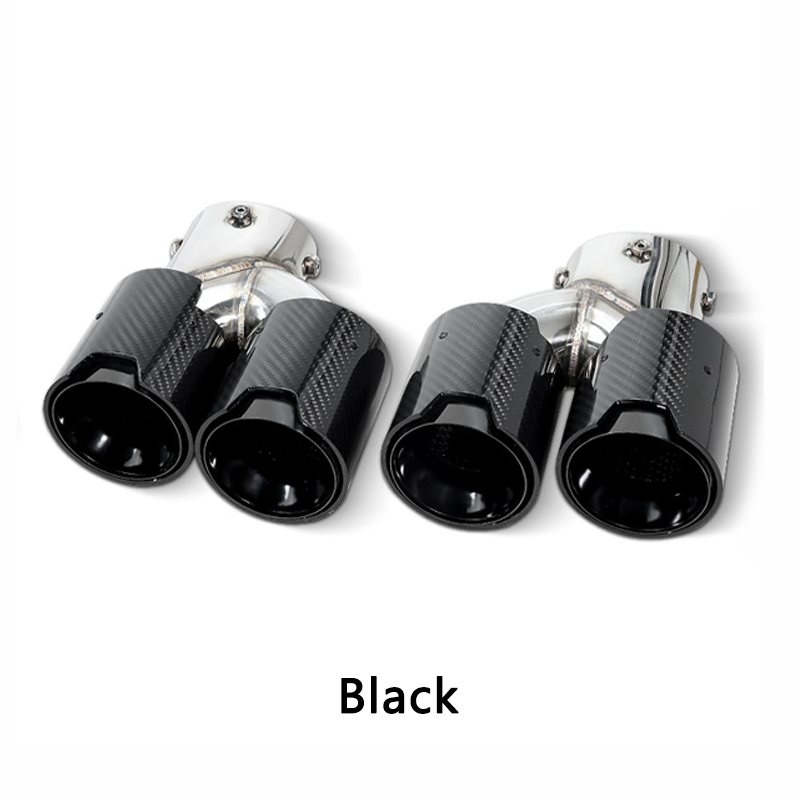 Carbon Fiber Dual Exhaust Tips for BMW 2/3/4 Series G20/G21/G23/G42 (2