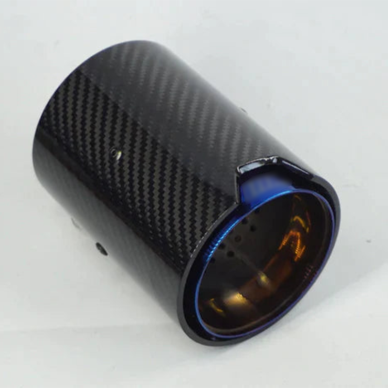 Suitable for BMW M2/M3/M4: New Baked Blue Carbon Fiber Exhaust Tailpip