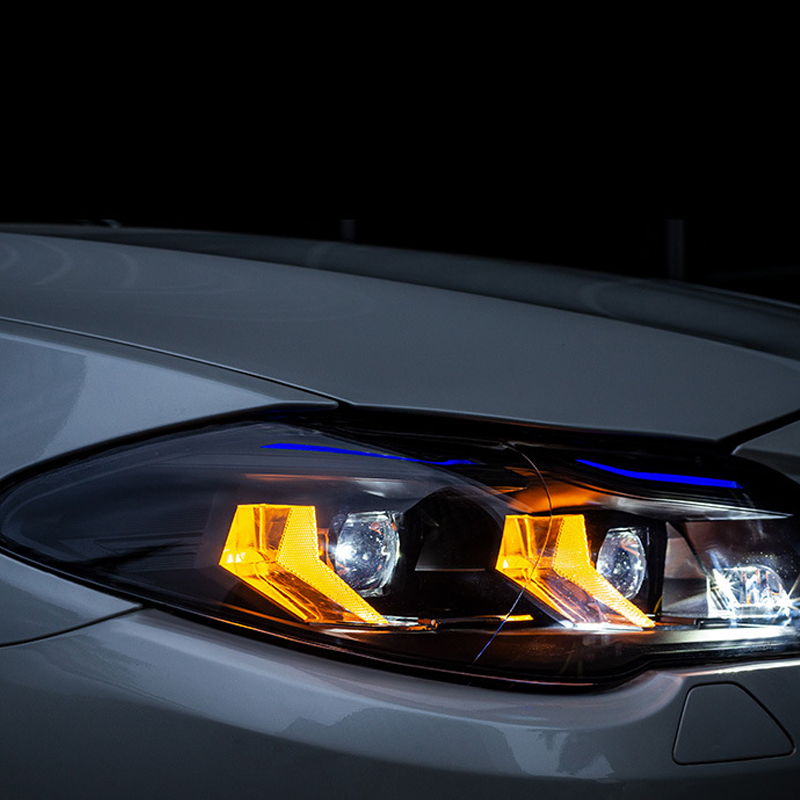 Suitable for BMW 5 Series F10/F18 LED Retrofit Dual Beam Lens Headlight Assembly 2011-2017