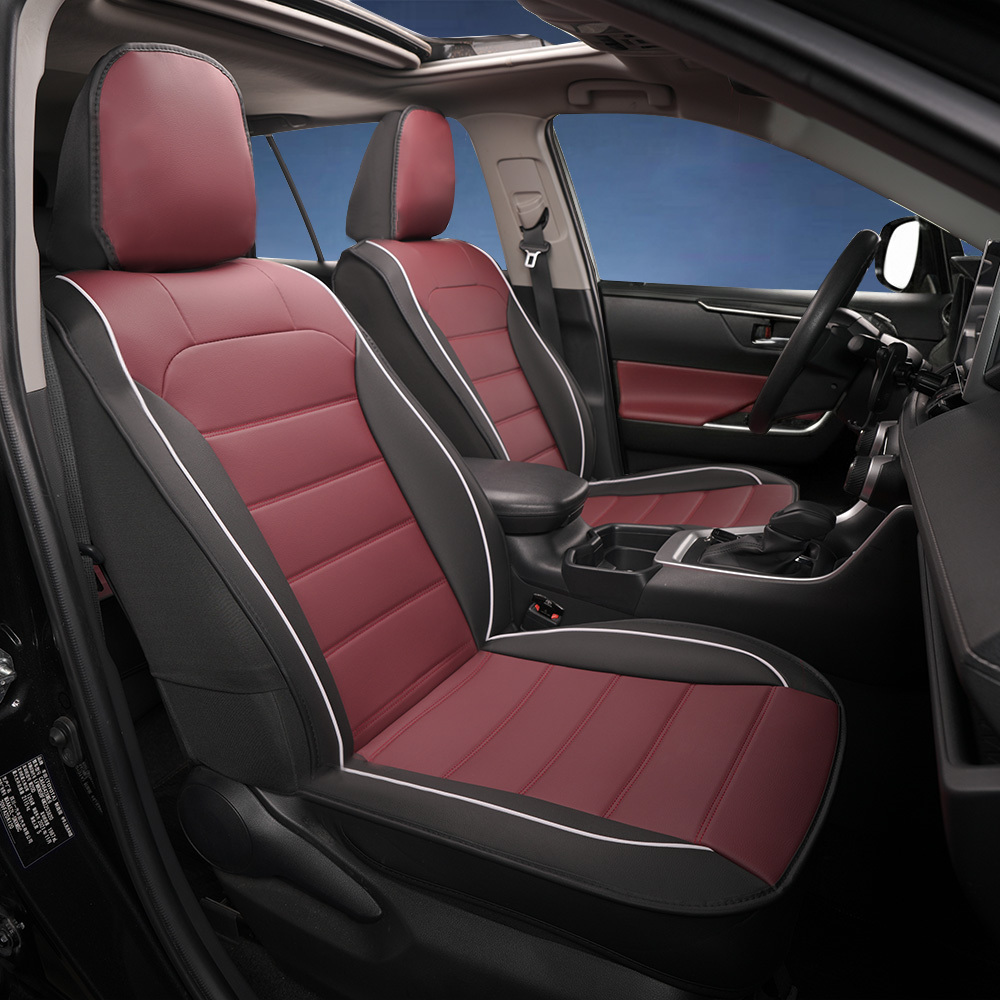 Universal Faux Leather Car Seat Covers – 5-Piece Waterproof Seat Protector for Most Vehicles