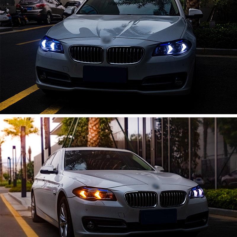 Suitable for BMW 5 Series F10/F18 LED Retrofit Dual Beam Lens Headlight Assembly 2011-2017