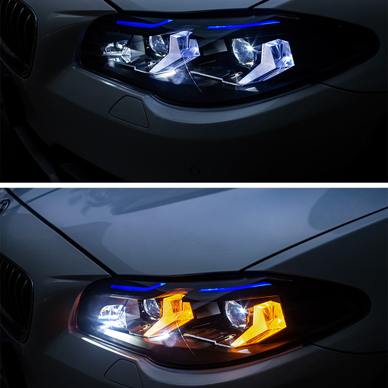 Suitable for BMW 5 Series F10/F18 LED Retrofit Dual Beam Lens Headlight Assembly 2011-2017