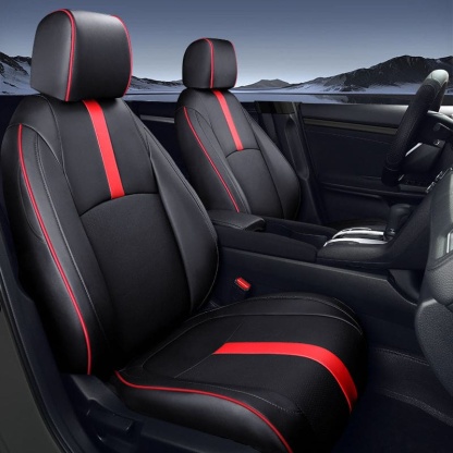 Special For Honda Civic (2016-2025) Leather Car Seat Cover Full Set