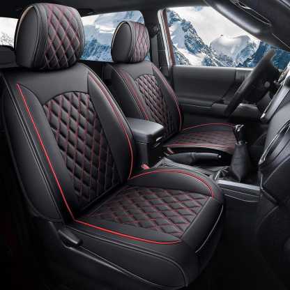 Amancarport Custom Fit Car Seat Covers Full Set For Ford Ranger (2019-2024)