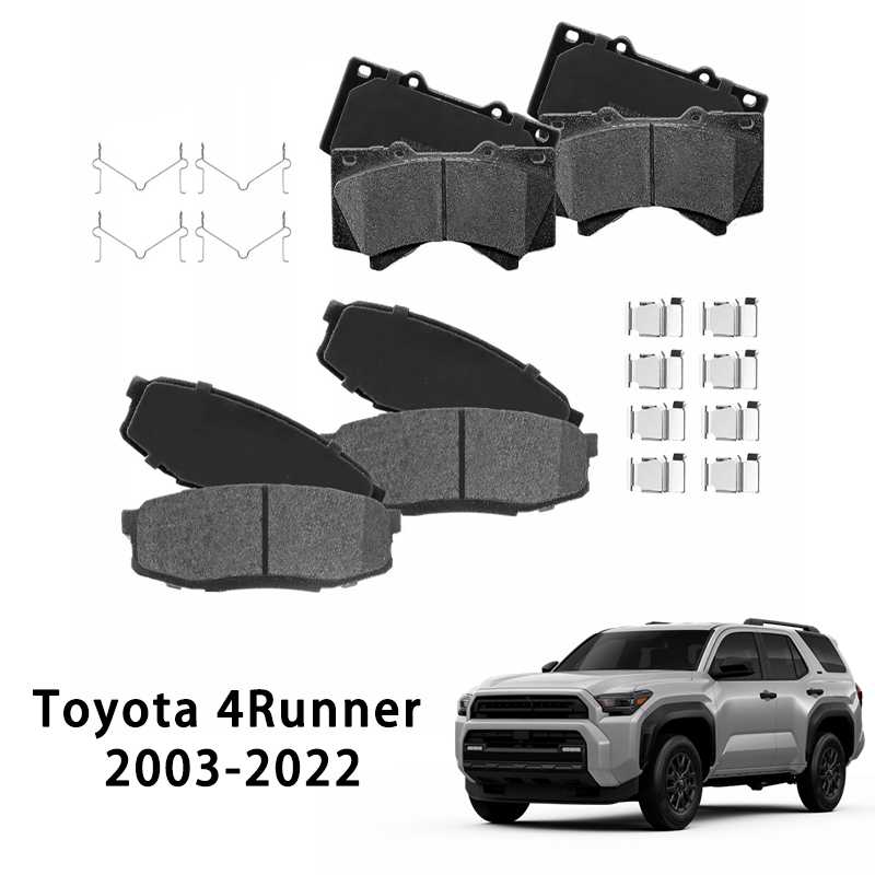 For Toyota 4Runner OEM Front & Rear Brake Pads (2003-2022) – Part No. 