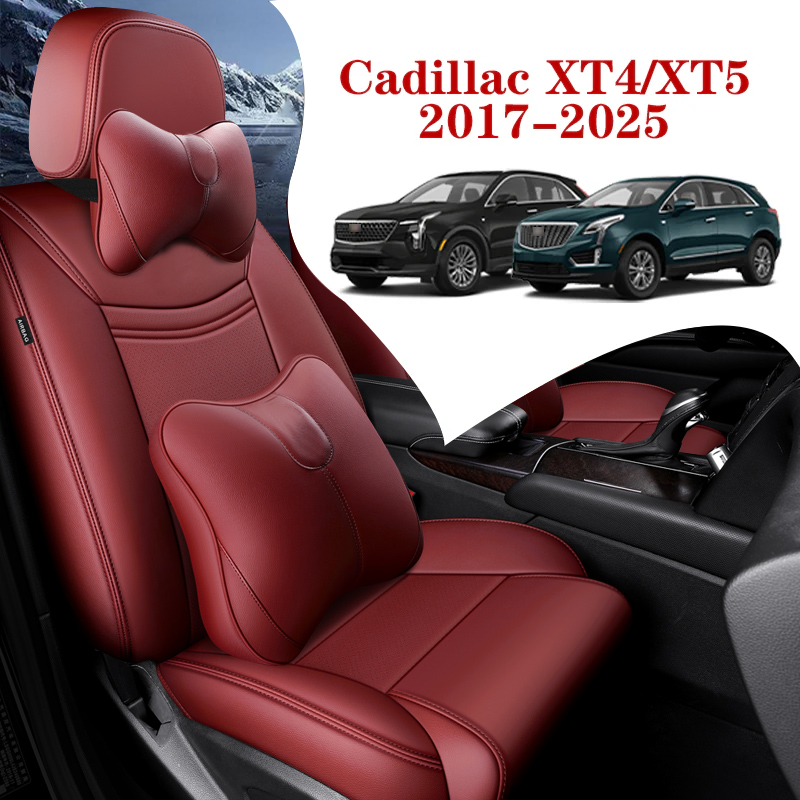 All-Inclusive Custom Cadillac XT4/ XT5 (2017-2025) Leather Car Seat Covers Full Set