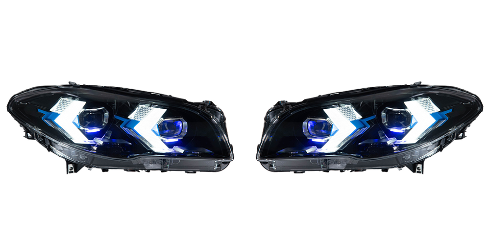 LED Headlight For BMW 5 Series F10 2011–2017 Facelift Style Assembly Pair