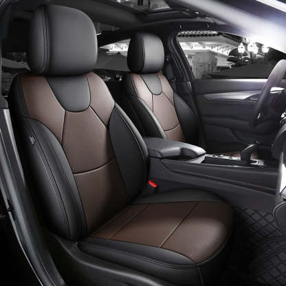 Amancarport All-Inclusive Design Leather Seat Covers Full Set Custom for Cadillac CT4/CT5 (2020-2025)