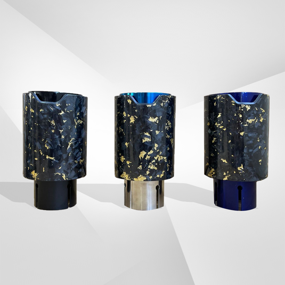 Floral Satin Carbon Fiber Exhaust Tips for BMW M2/M3/M4 - Custom Style