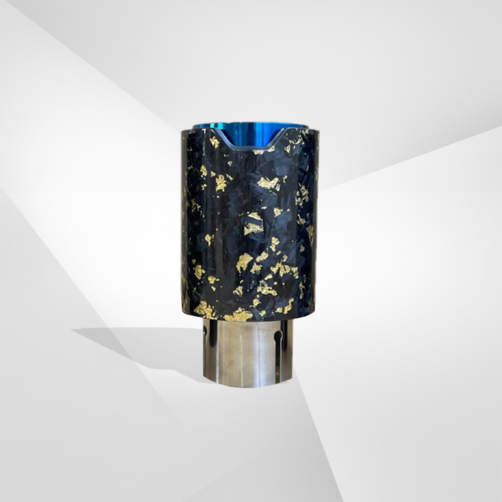 Floral Satin Carbon Fiber Exhaust Tips for BMW M2/M3/M4 - Custom Style