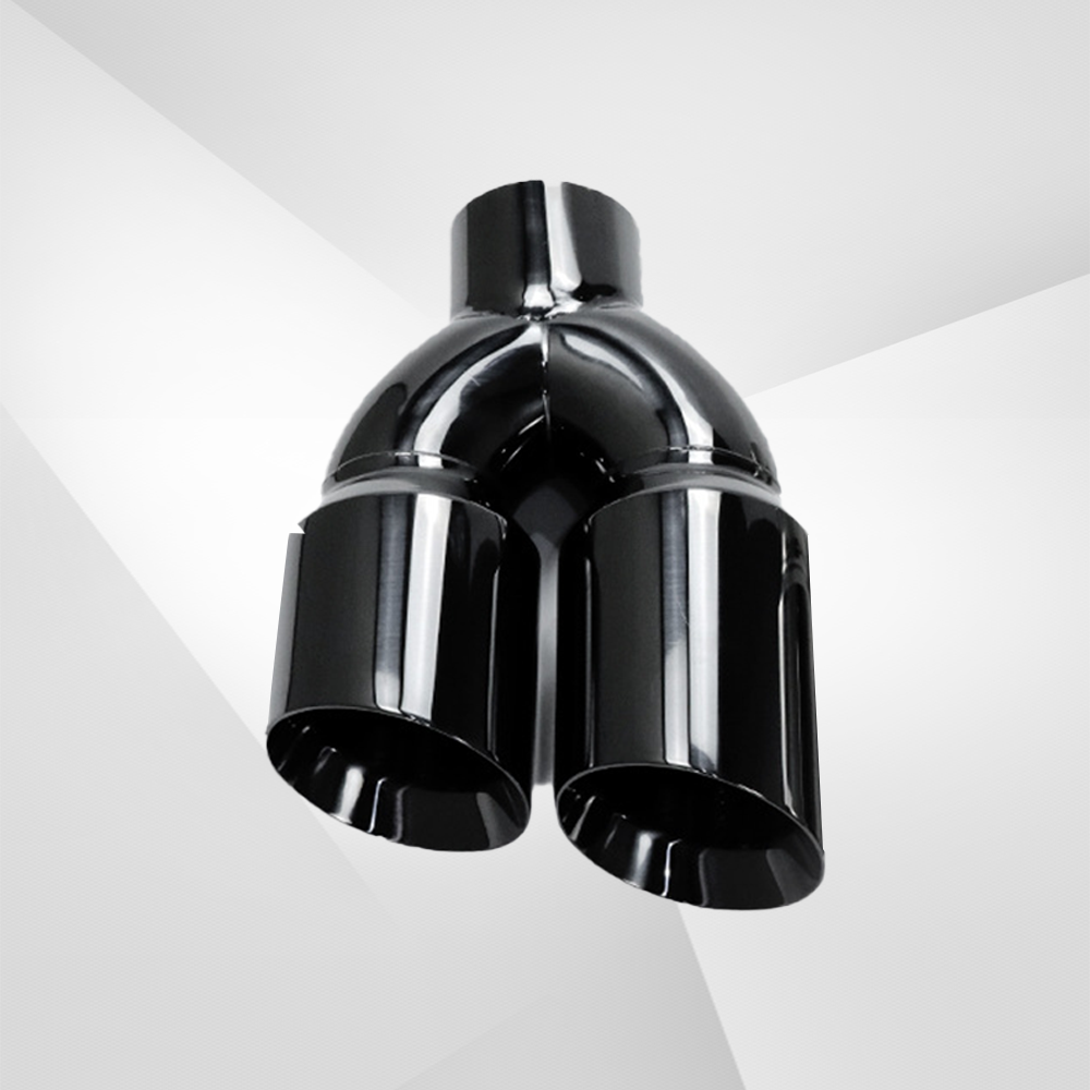 Dual Slant-Cut Stainless Steel Exhaust Tip – 3" Inlet, 8.27" Outlet, 1