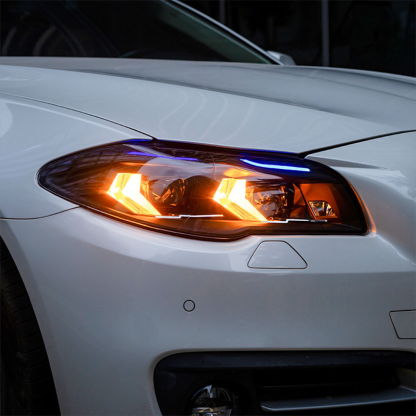 Suitable for BMW 5 Series F10/F18 LED Retrofit Dual Beam Lens Headlight Assembly 2011-2017