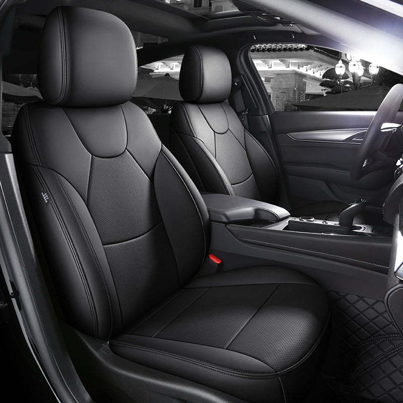 Amancarport All-Inclusive Design Leather Seat Covers Full Set Custom for Cadillac CT4/CT5 (2020-2025)