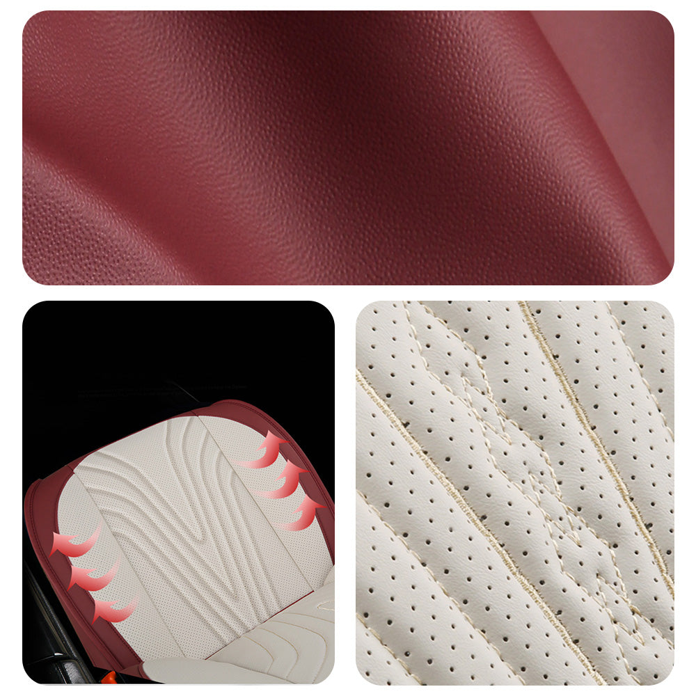 Universal Full Set Car Seat Covers – Breathable Faux Leather, Fits Most Cars & SUVs