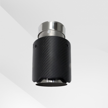 Universal Black Carbon Fiber Wave Lace Carbon Fiber Exhaust Tip